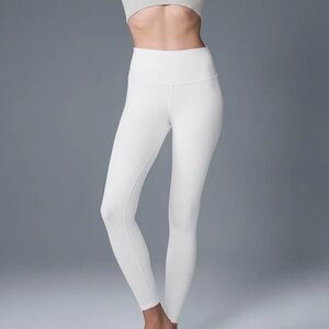 ALO white airbrush leggings